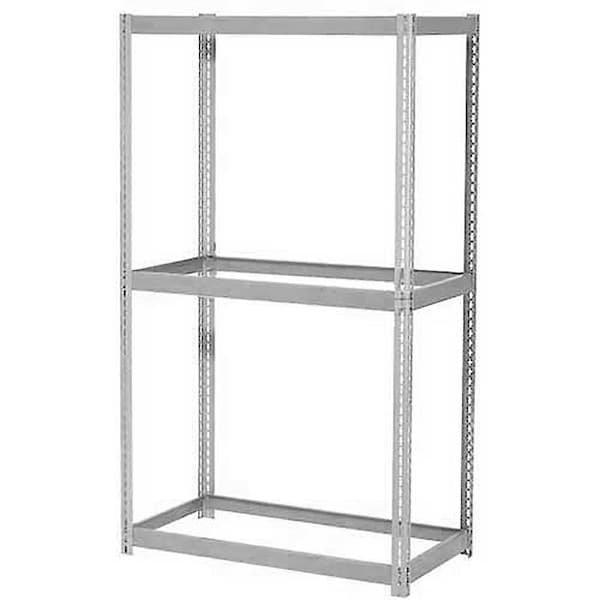 Expandable Starter Rack 36Wx18Dx84H, 3 Levels No Deck 1500lb Per Level, Gray